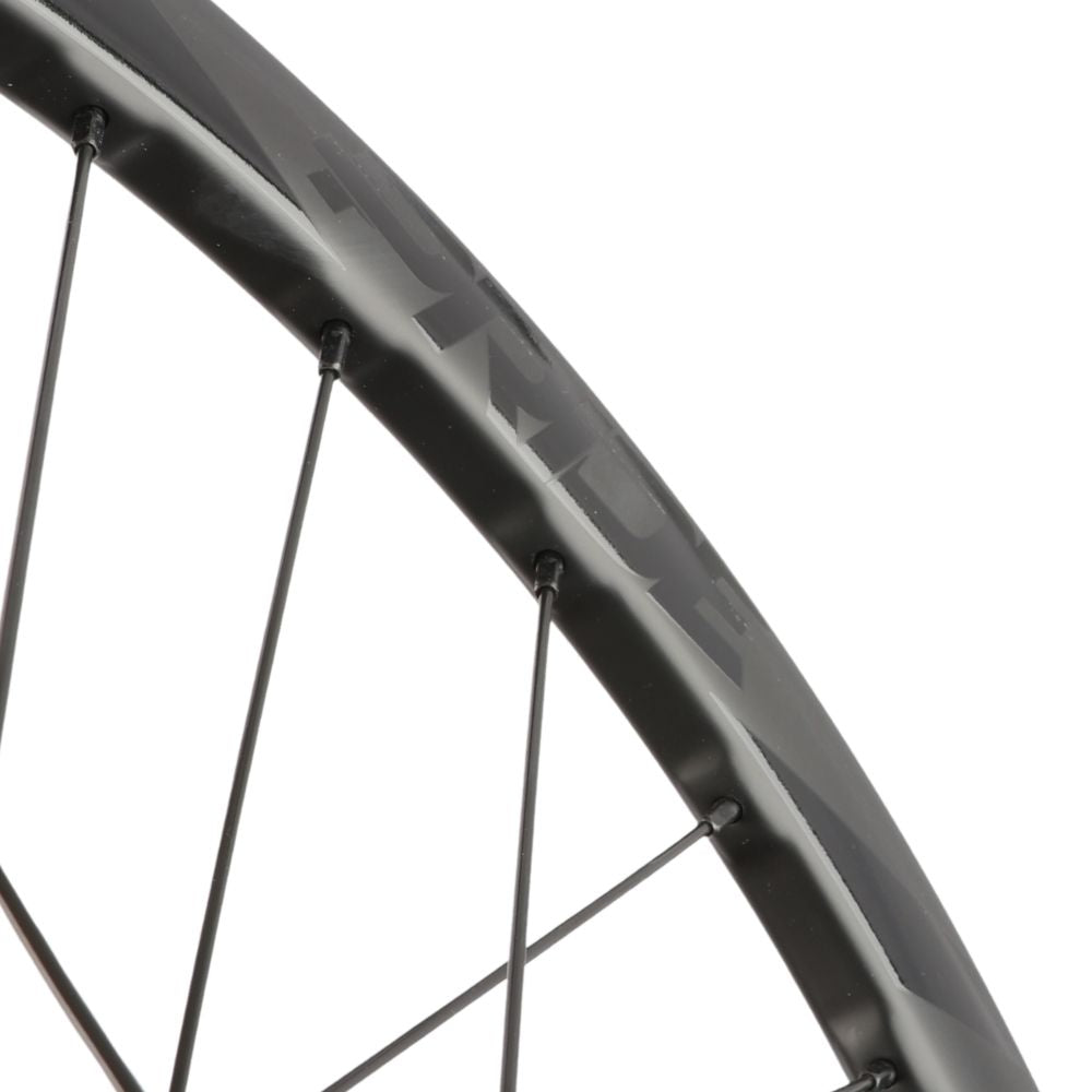 Paire de Roues PRIDE 20" (451mm) Carbone Wave Matt Black Fusion Disc Axes 10/10mm Noir