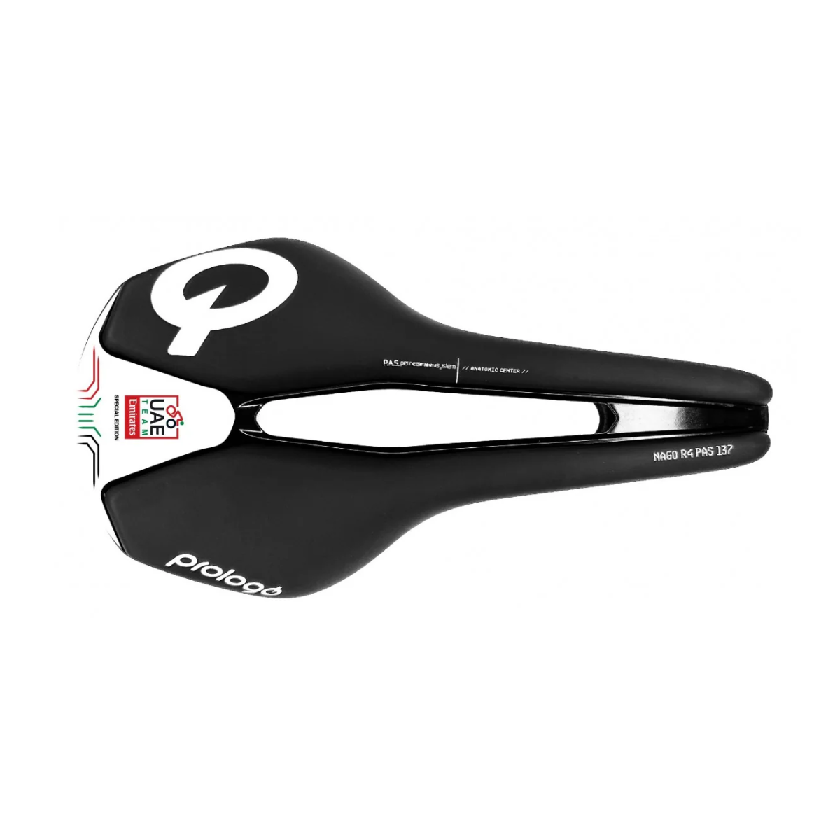 PROLOGO NAGO R4 PAS 137mm Sedlo Nack Rails Black/White UAE