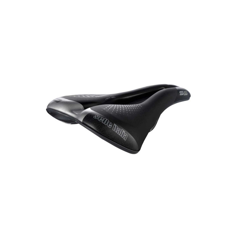 Sedlo SELLE ITALIA S 5 LADY SUPERFLOW L pro ženy, černé, s ližinami Fec