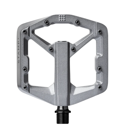 CRANKBROTHERS STAMP 3 små platta pedaler grå