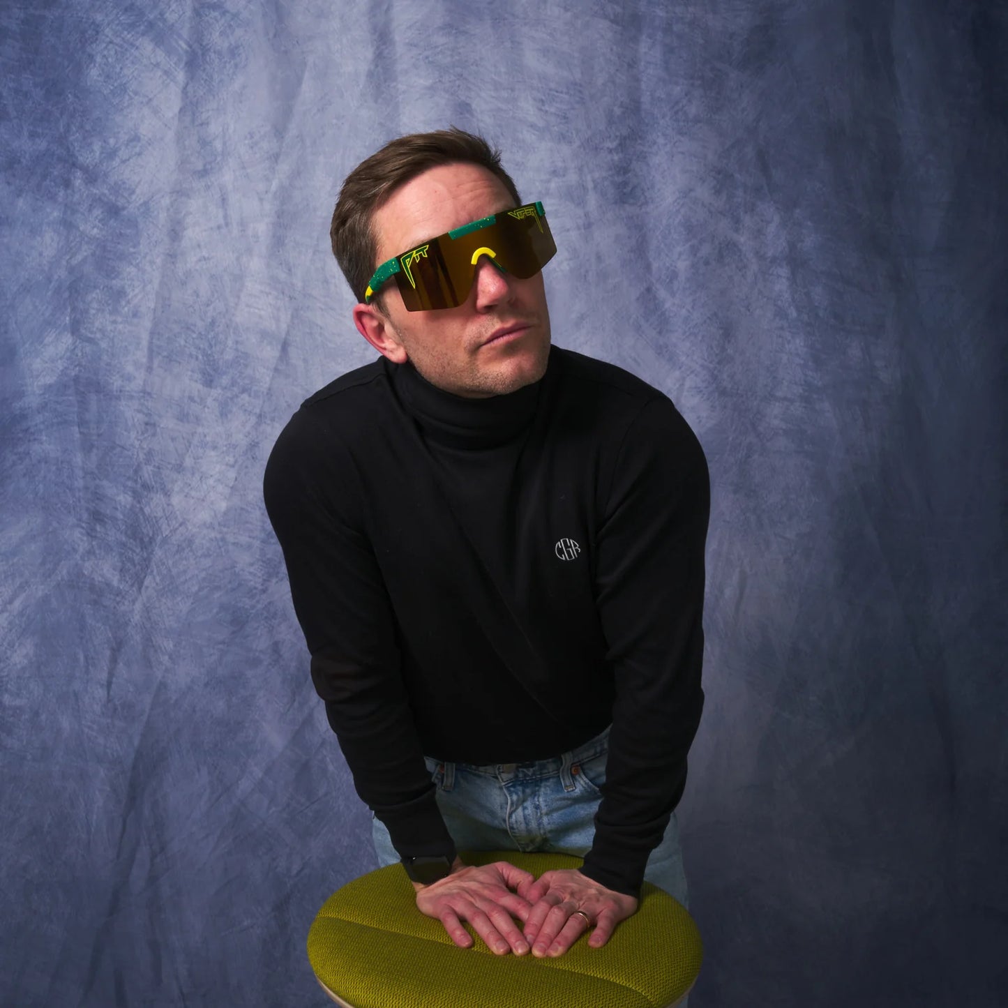 PIT VIPER THE STRAYA ORIGINAL 2.0 NARROW HDPV Polariserade skyddsglasögon Guld