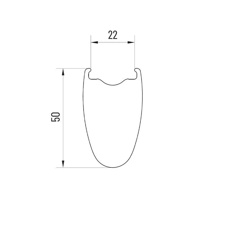 Par MICHE SWR EVO 50 DISC Tubeless Ready-hjul (centerlås)