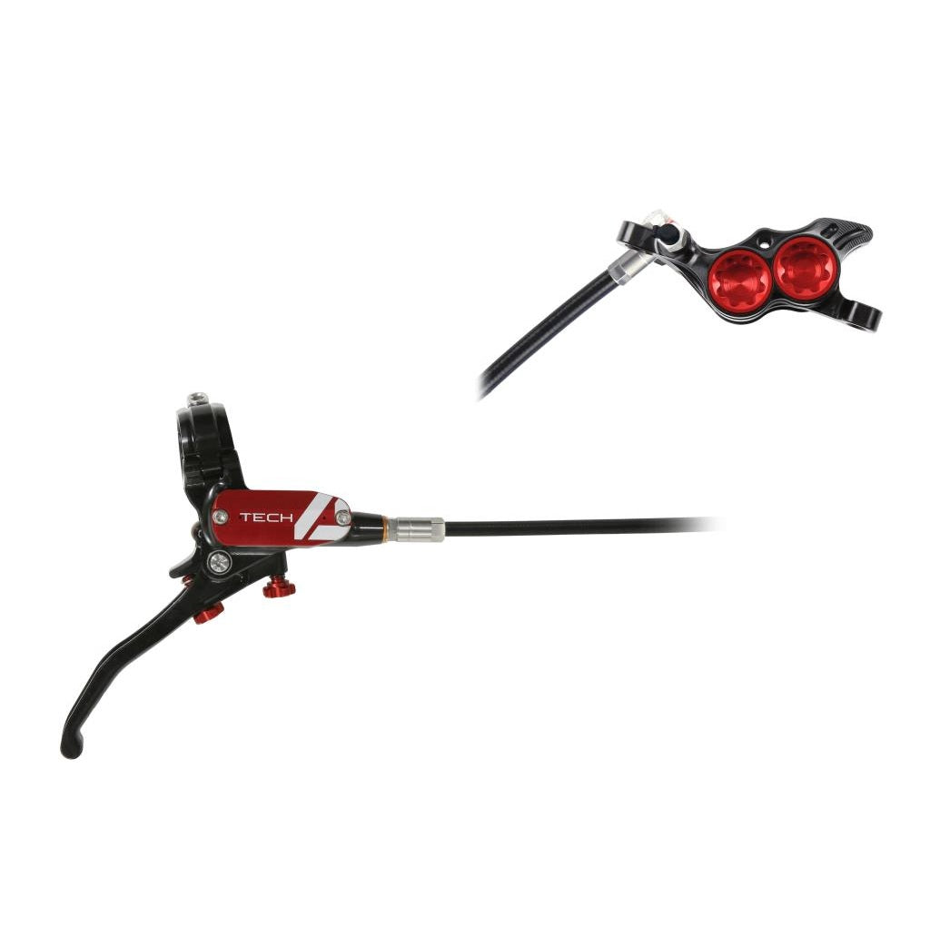 Hamulec tylny HOPE TECH 4 E4 czerwony