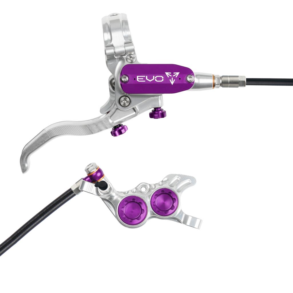 HOPE TECH 4 EVO GR4 Bagbremse Sølv/Violet