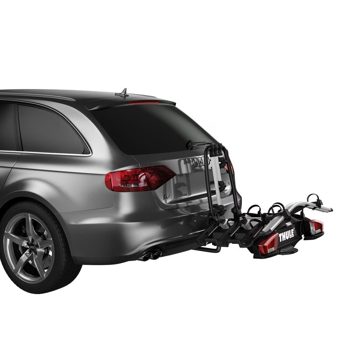 THULE VELOCOMPACT pakke med 3 cykelholdere + 4 cykeladaptere
