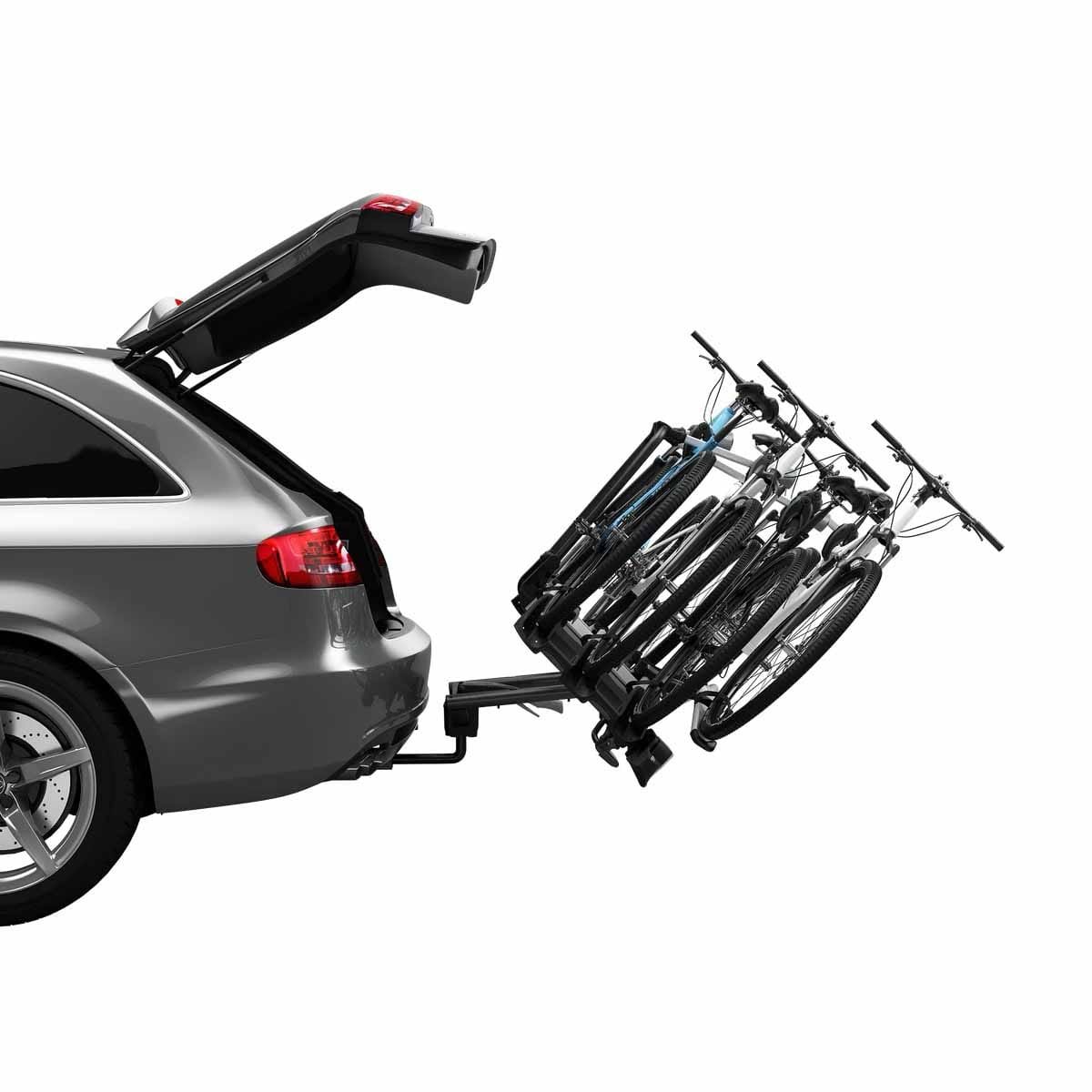 THULE VELOCOMPACT pakke med 3 cykelholdere + 4 cykeladaptere