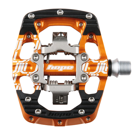 Pomarańczowe pedały HOPE UNION GRAVITY