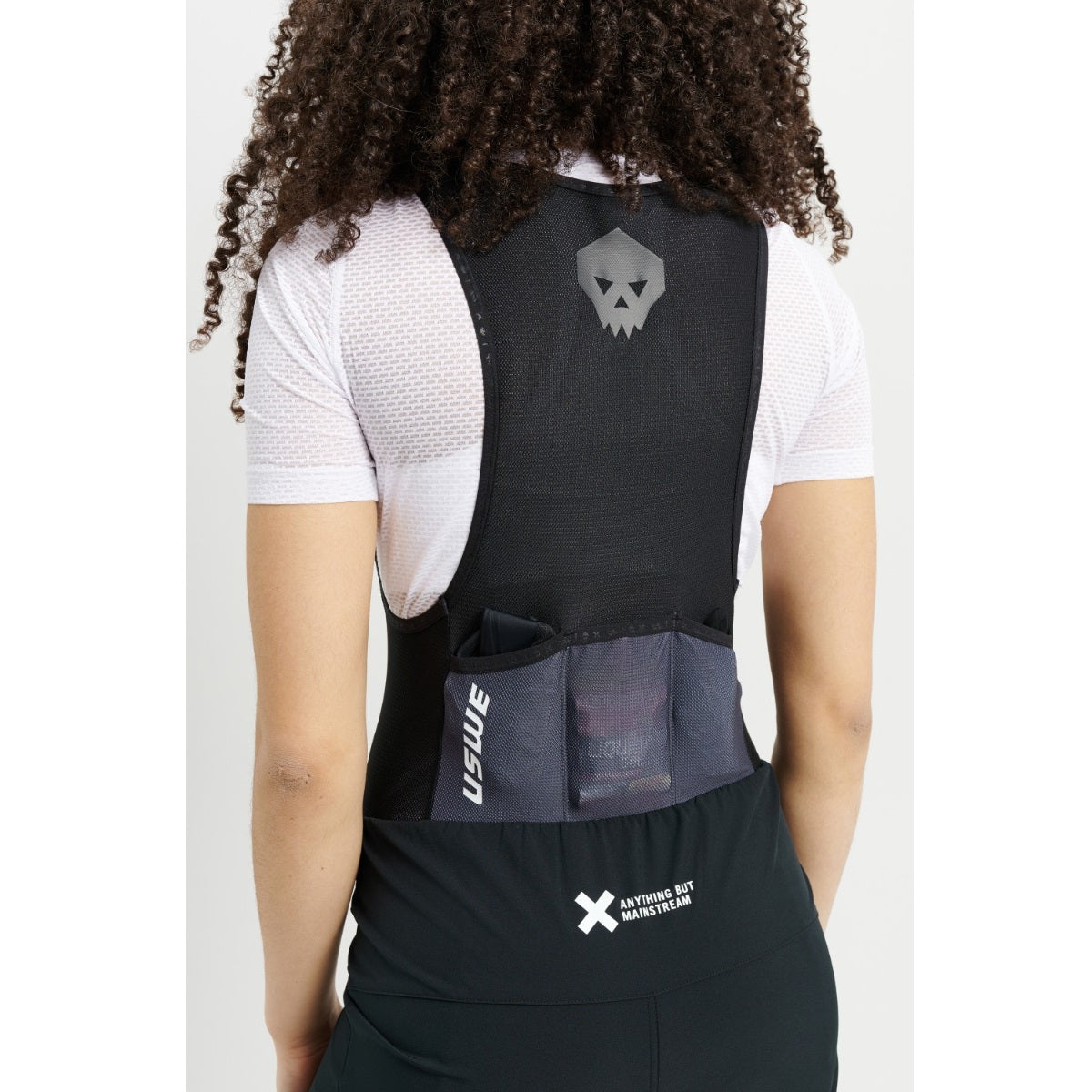 Damskie spodenki USWE HYBRID MTB Short czarne