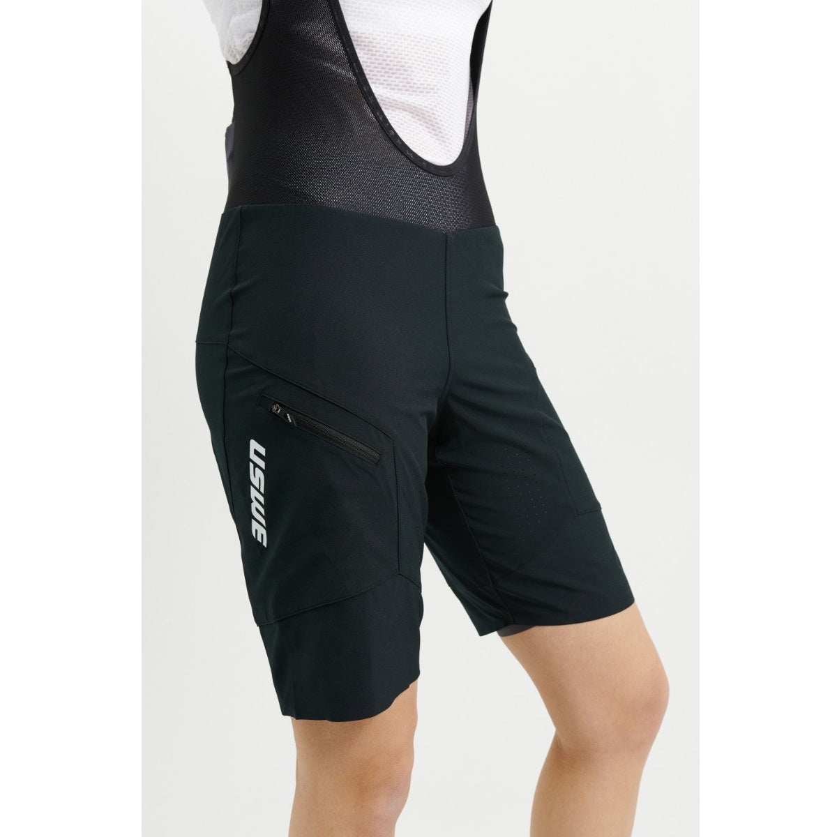 Damskie spodenki USWE HYBRID MTB Short czarne