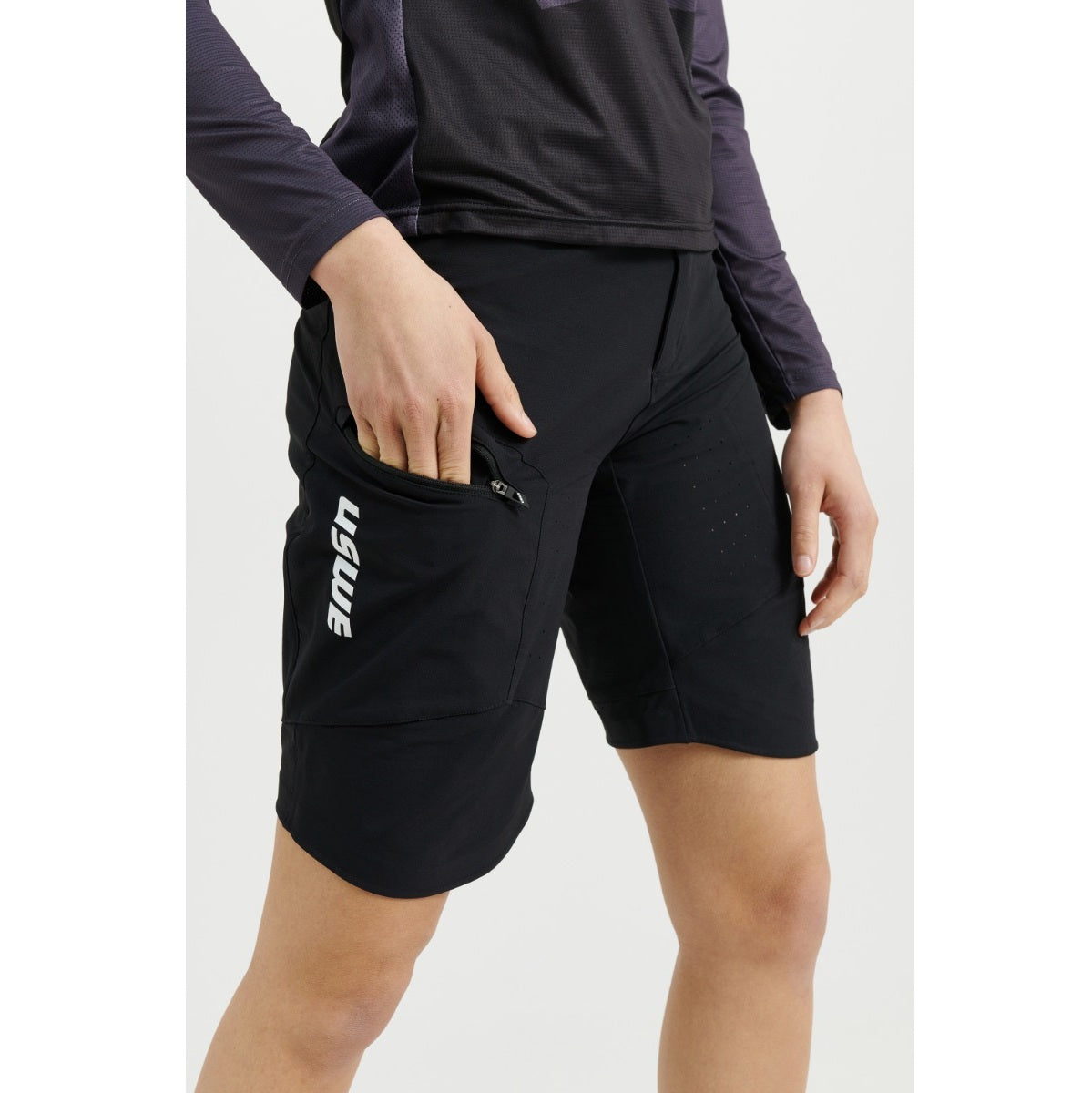 USWE SKRUBB Shorts til kvinder Sort