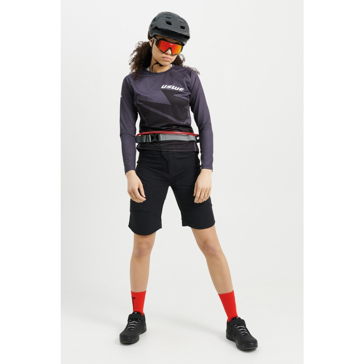 USWE SKRUBB Shorts til kvinder Sort