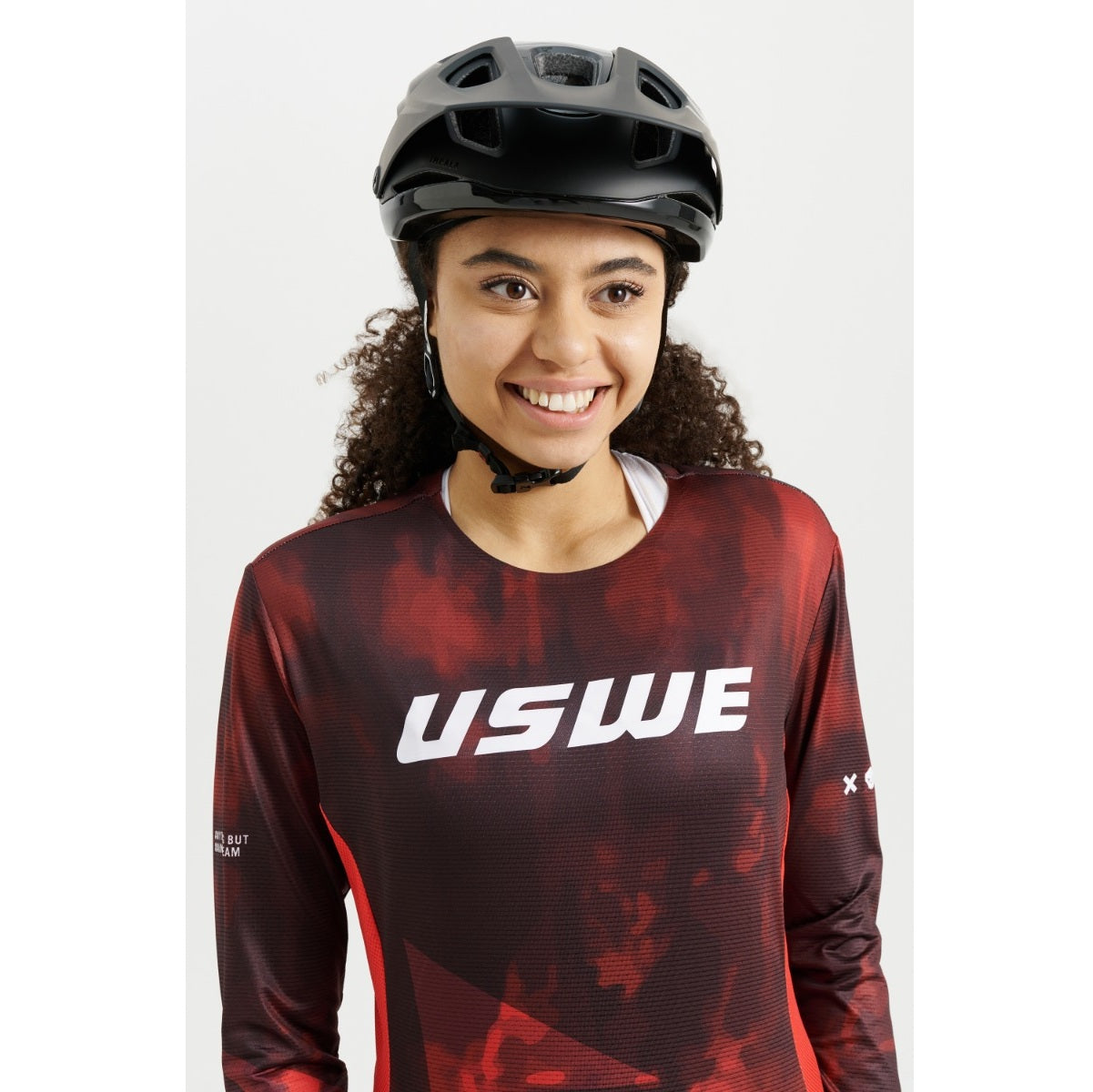 Dámský MTB dres s dlouhým rukávem USWE LUFTIG Red
