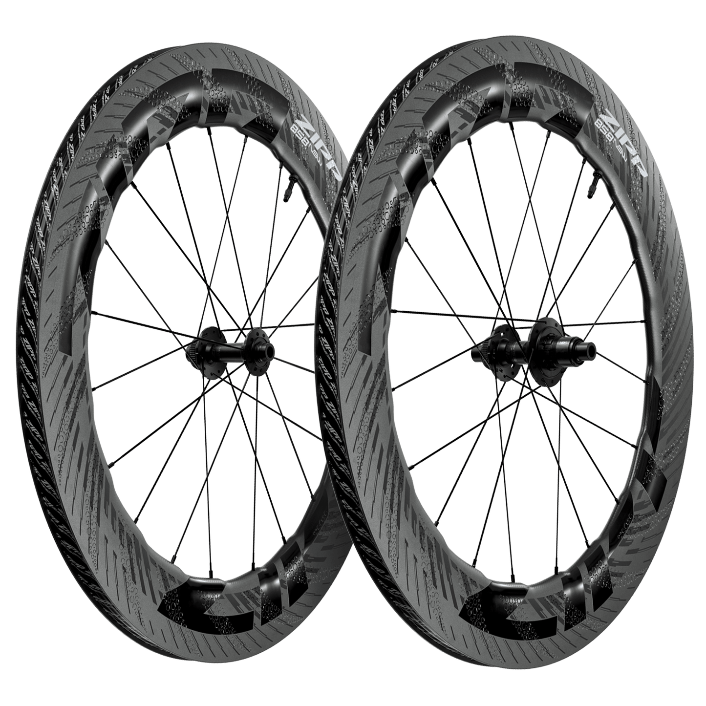 Para kół bezdętkowych ZIPP 858 NSW DISC (centralna blokada)