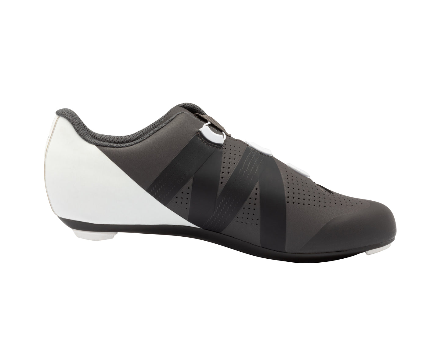 Chaussures route Sidi Ergo 6S anthracite et blanc, vue de profil intérieur