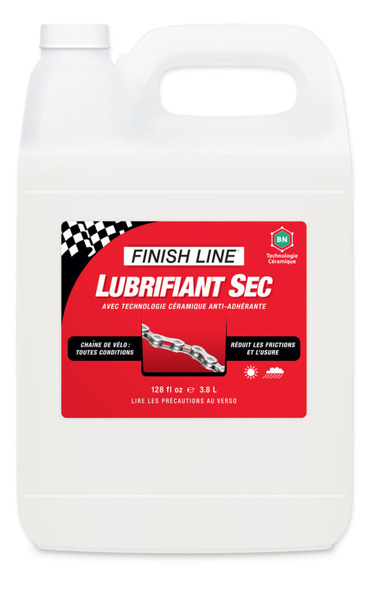 Lubrifiant pour Chaîne FINISH LINE DRY LUBE- Toutes Conditions (3.78L)