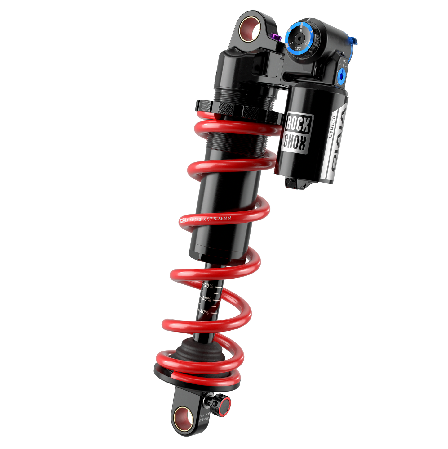 ROCKSHOX VIVID COIL ULTIMATE RC2T D1 Standardní pružinové tlumiče pro SantaCruz Bronson 4 2022-2024