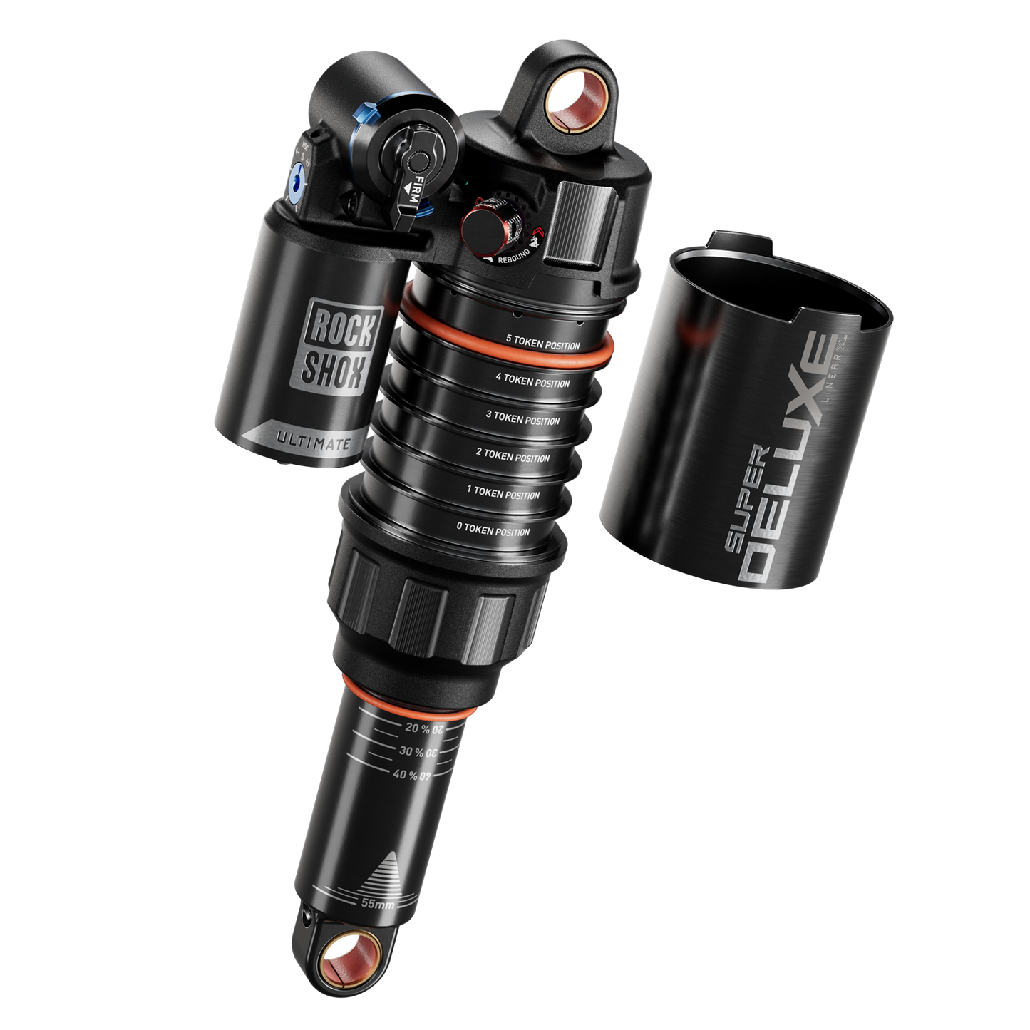 Amortisseur ROCKSHOX SUPER DELUXE ULTIMATE RC2T LINEAR XL D1 Trunnion pour Yeti MTE 2025+