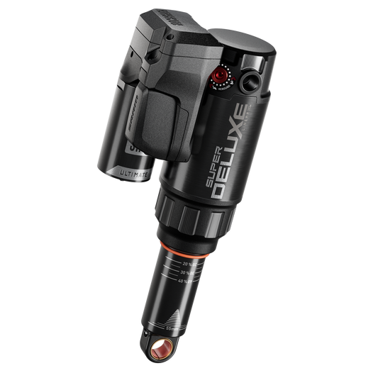 RS Super Deluxe Ultimate Flight Attendant - (185x55) LinearXLAir, TokenLoc3, Reb55/Comp37, Mid4-Lock6, HydrBottom Trunnion Std(8x40Battery,USB-C Charger)- D1 Trek Fuel EX 2023+