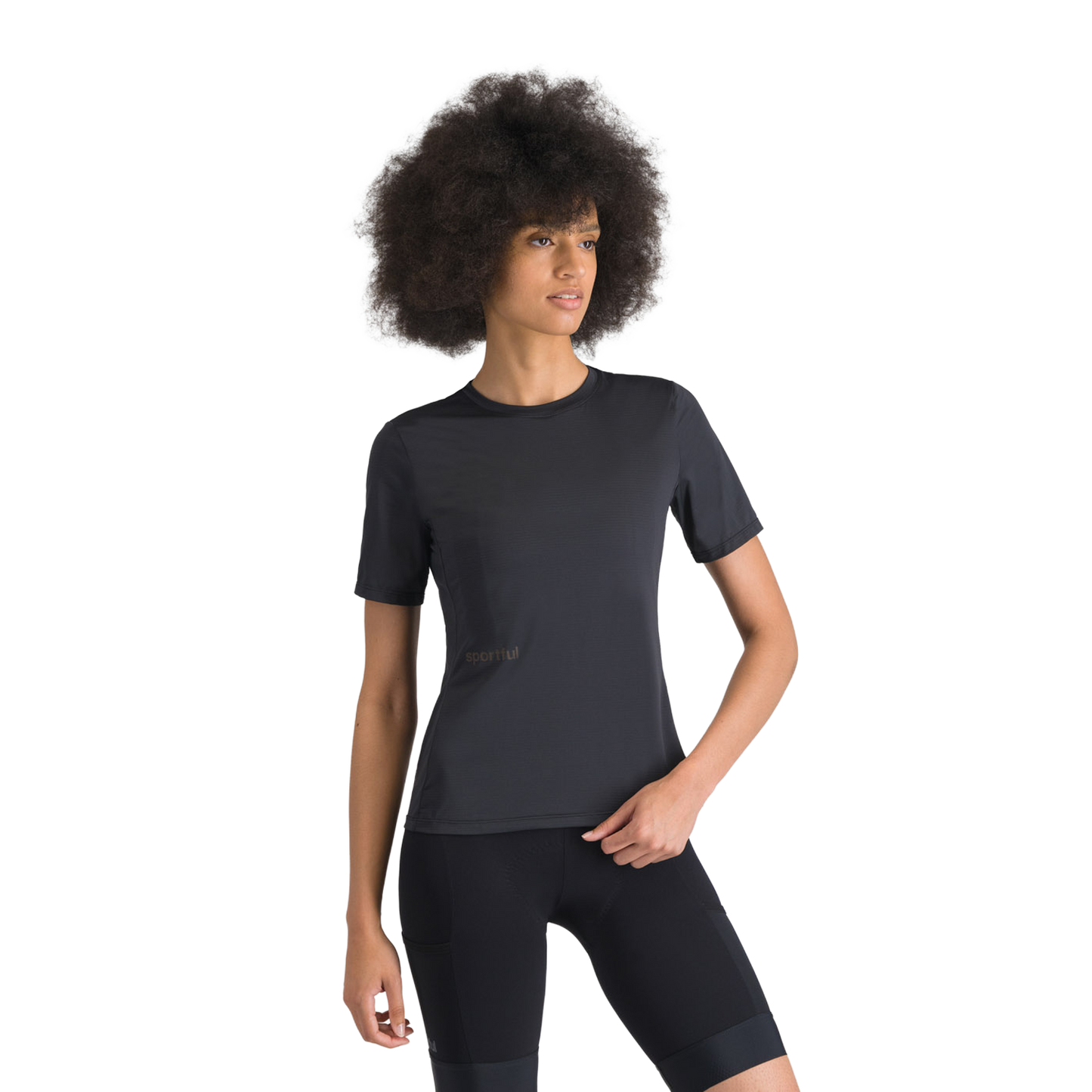 SPORTFUL SUPERGIARA TEE kortærmet jersey til kvinder Sort