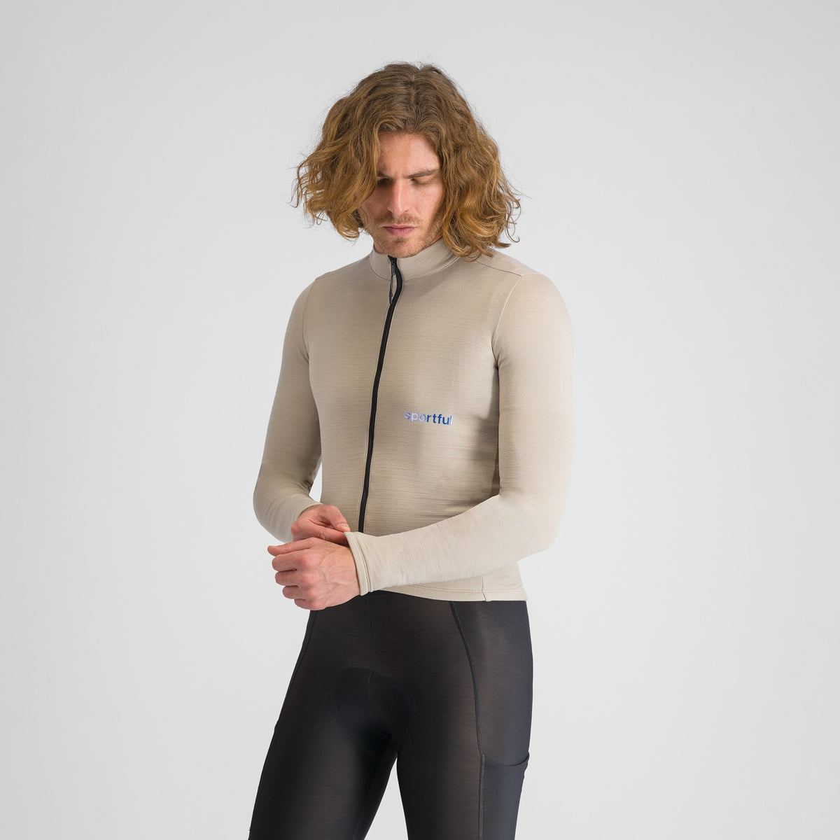Maillot SPORTFUL SUPERGIARA WOOL Manches Longues Beige