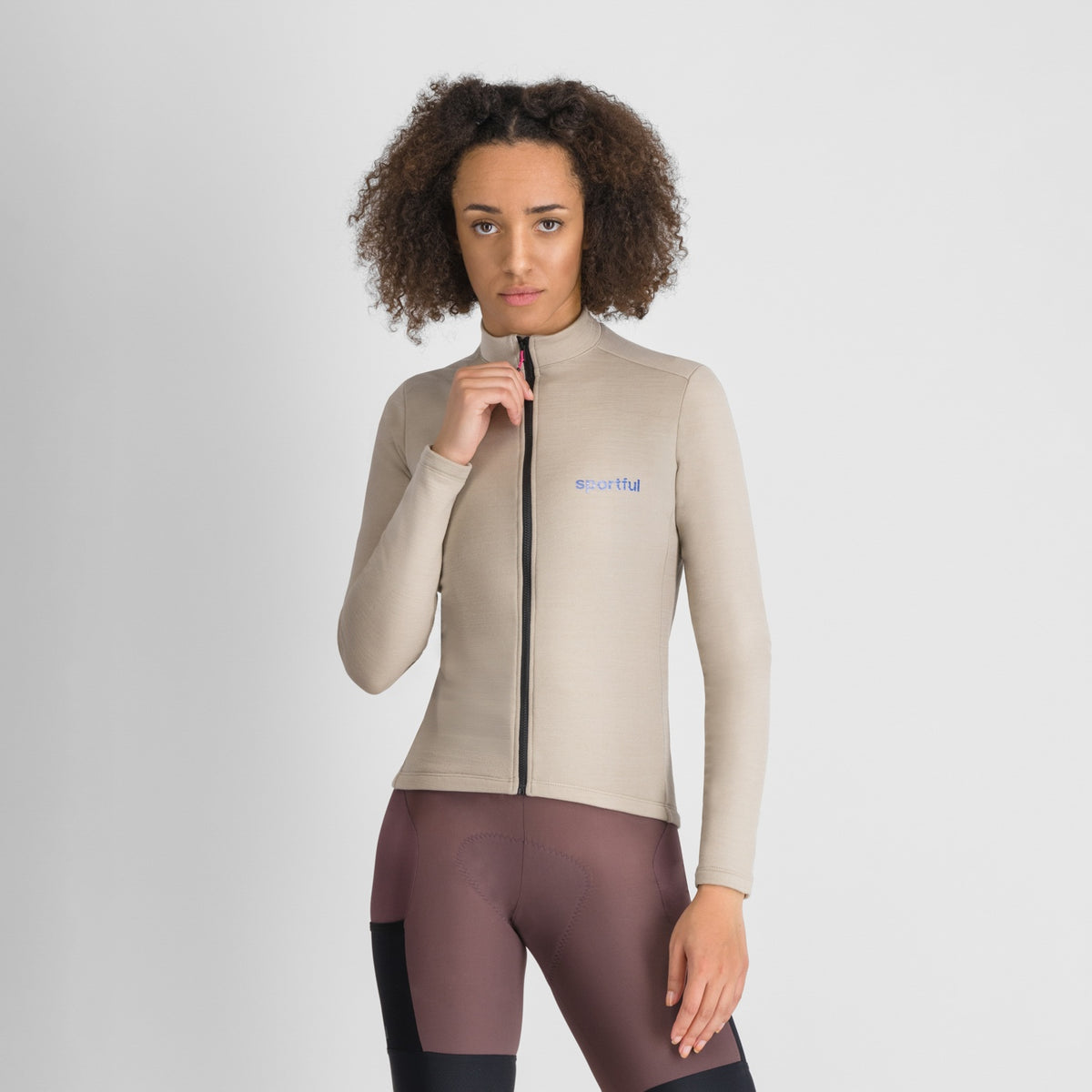 Maillot SPORTFUL SUPERGIARA WOOL Femme Manches Longues Beige