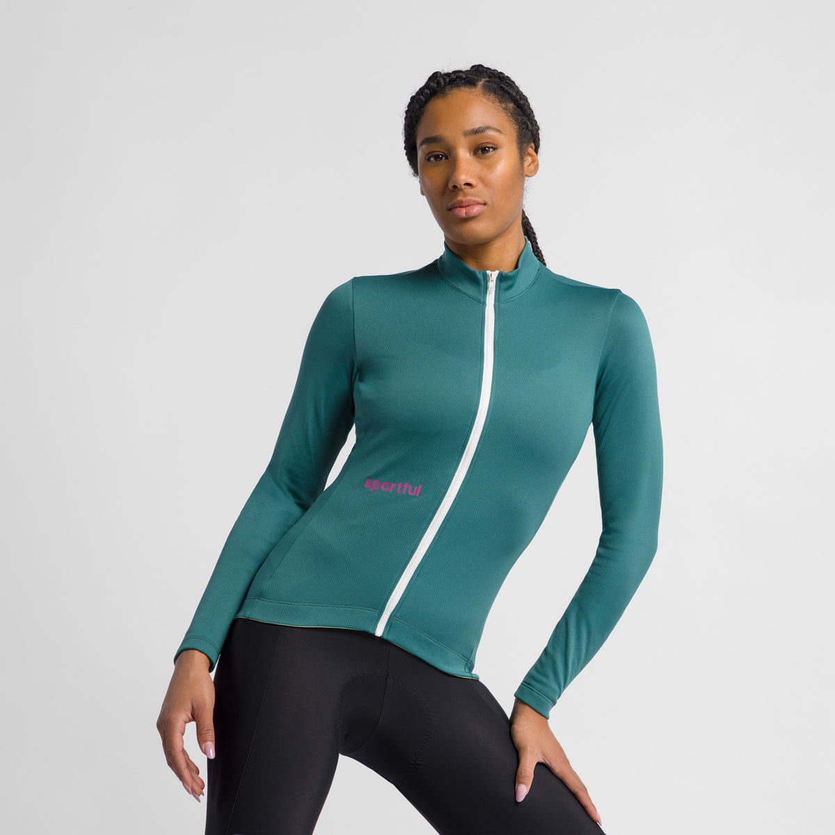 Maillot SPORTFUL CLASSIC Femme Manches Longues Vert