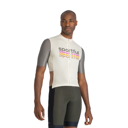 Maillot SPORTFUL SUPERGIARA 2 LOGO Manches Courtes Crème