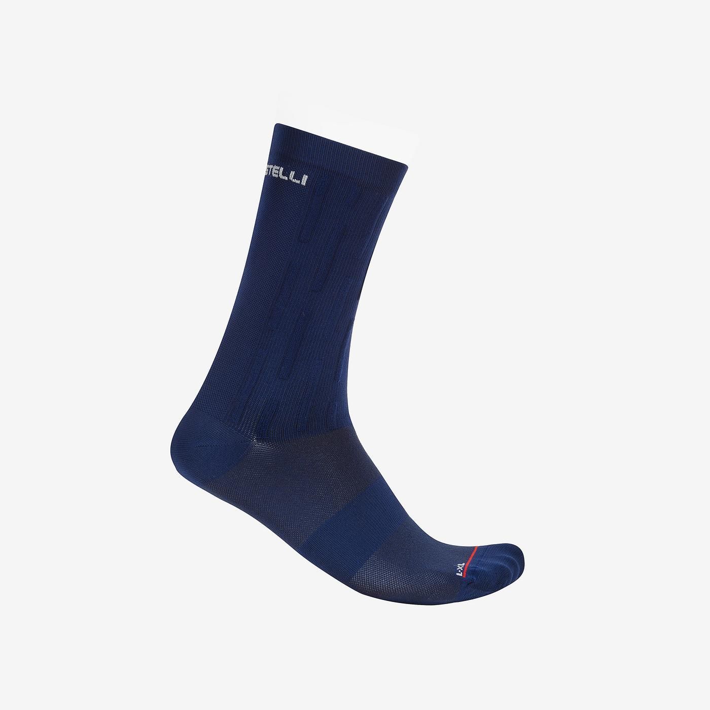 CASTELLI AERO RACE PRO 20 Strumpor Blå