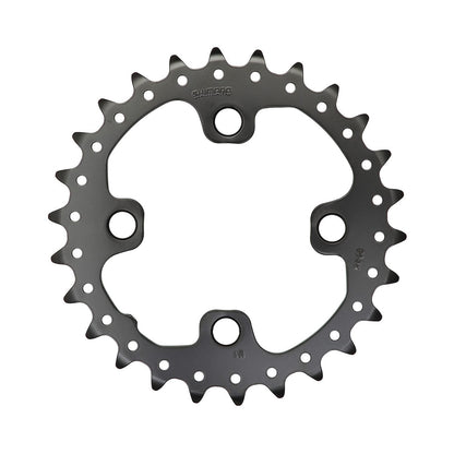 Plateau Intérieur SHIMANO DEORE M615/SLX M675/XT M785 10V 4 Trous 64mm — vue du plateau sur fond blanc