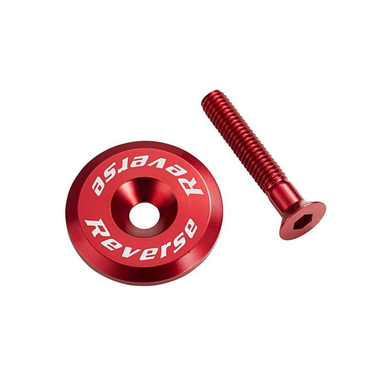 Bouchon REVERSE COMPONENTS 1"1/8 Rouge