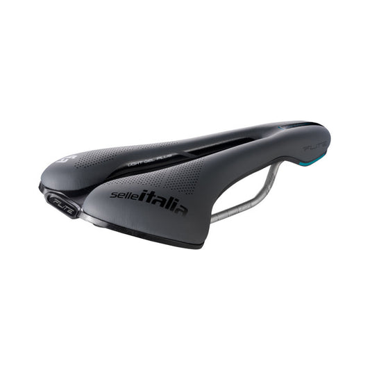 Siodełko SELLE ITALIA FLITE BOOST GRAVEL SUPERFLOW S Szyny Ti316 czarny/szary
