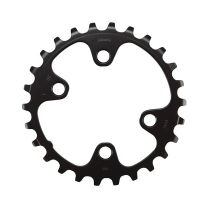 Plateau Intérieur SHIMANO SLX M7000 11V Double 4 Trous 64mm — vue du plateau sur fond blanc
