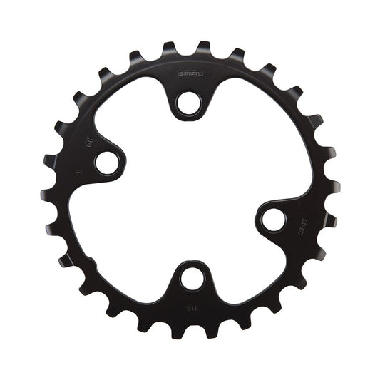 Plateau Intérieur SHIMANO SLX M7000 11V Double 4 Trous 64mm — vue du plateau sur fond blanc