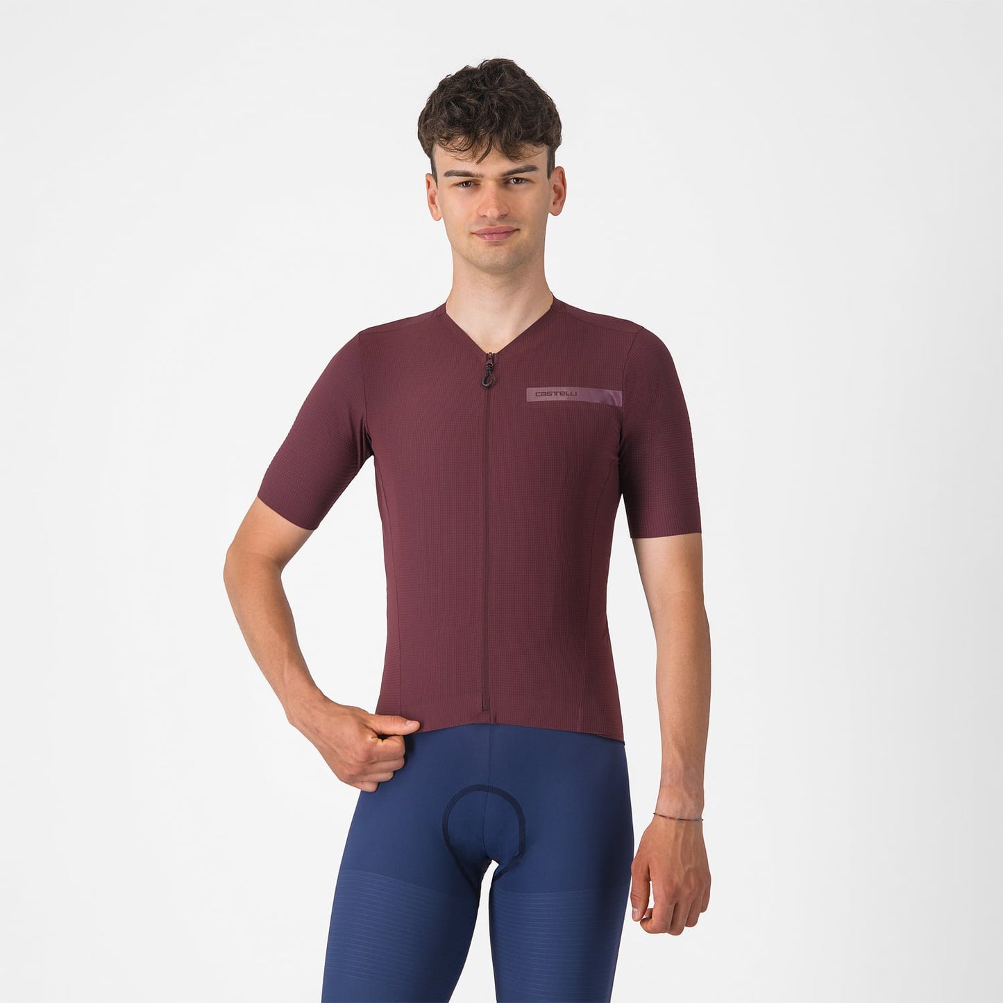 Maillot CASTELLI PREMIO EVO Manches Courtes Bordeaux