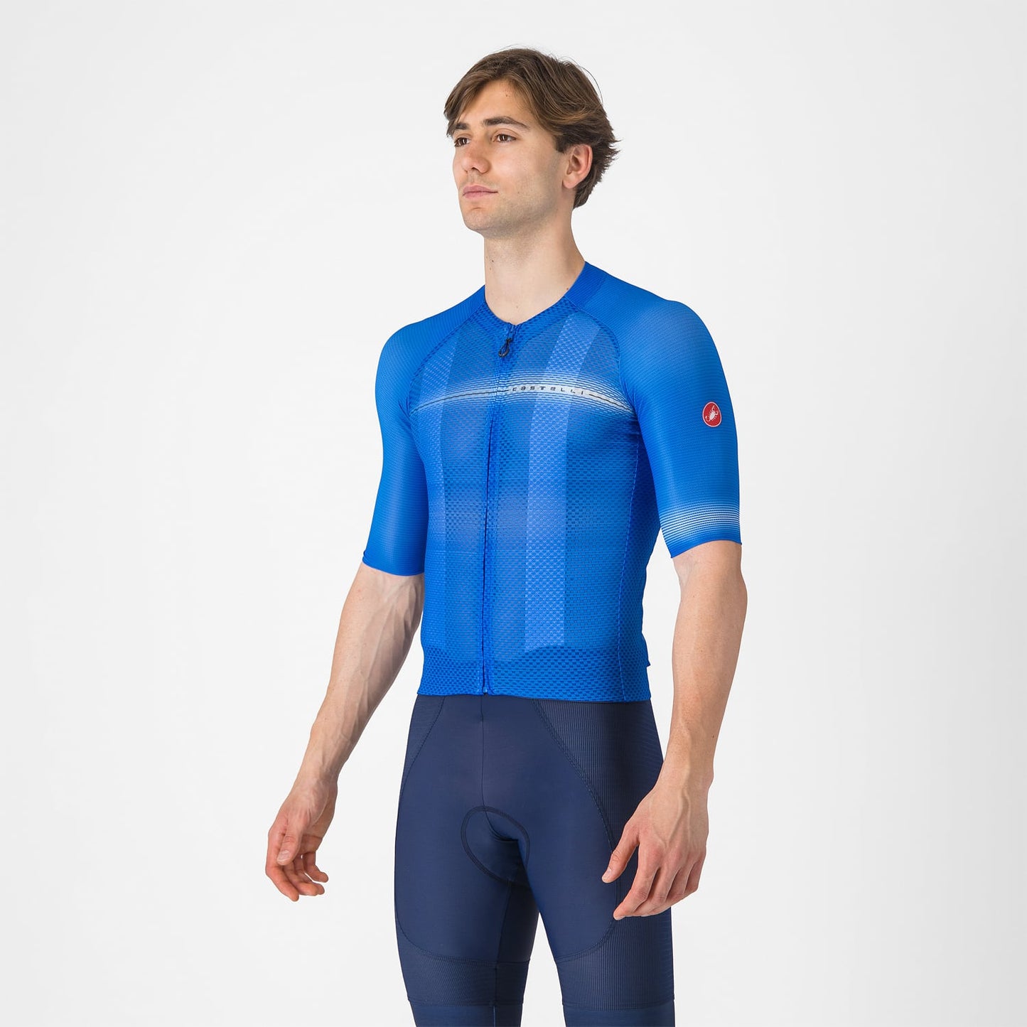 Maillot CASTELLI CLIMBER'S A/C Manches Courtes Bleu