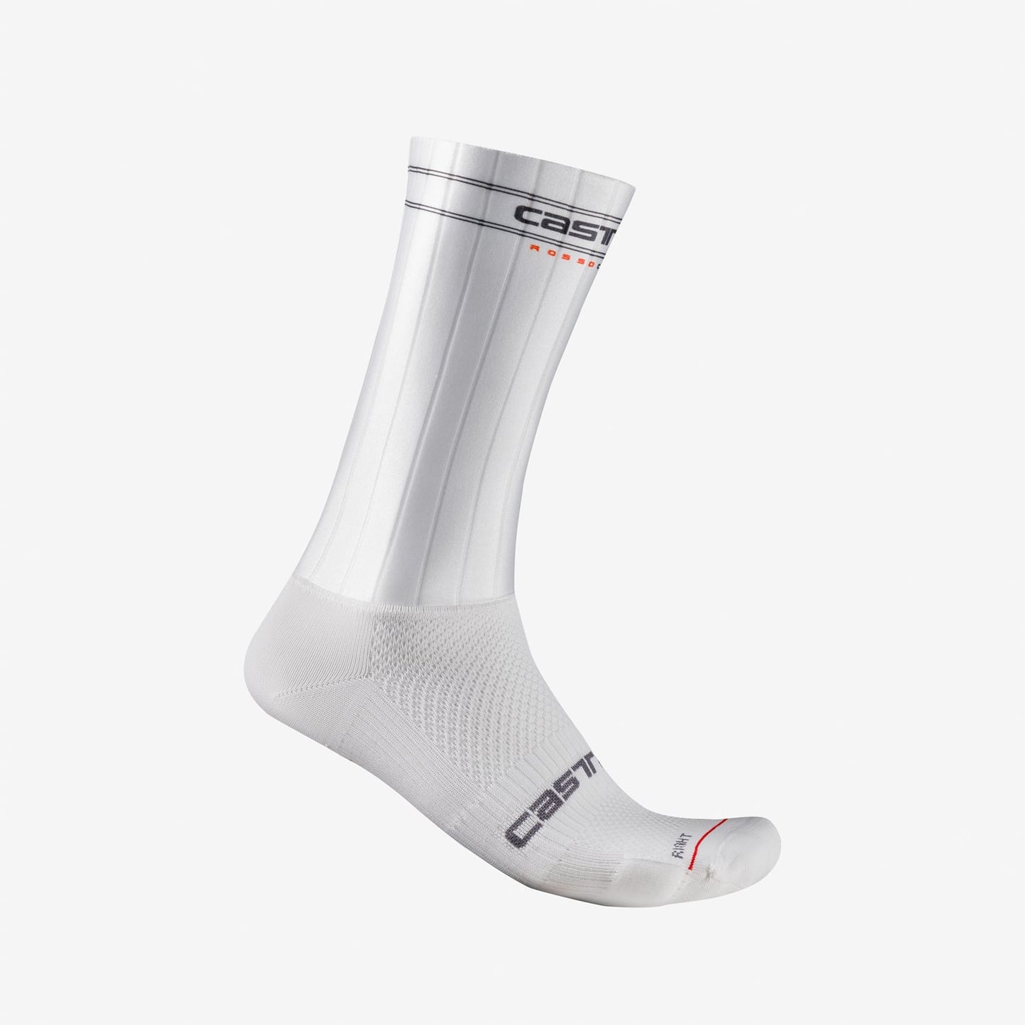 Chaussettes CASTELLI FAST FEET 3 Blanc