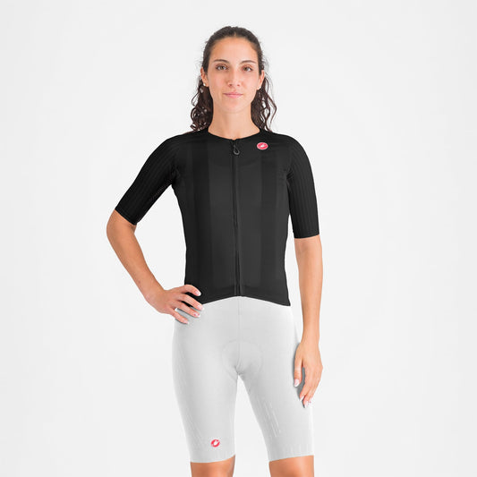 Cuissard Court à Bretelles CASTELLI FREE AERO RACE S Femme Blanc