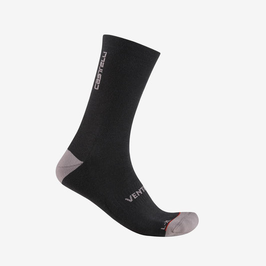 CASTELLI VENTI SOFT MERINO Ponožky černé