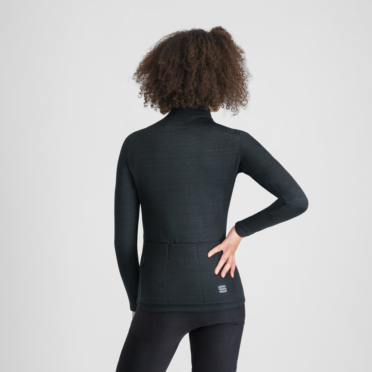 Maillot SPORTFUL SUPERGIARA WOOL Femme Manches Longues Noir