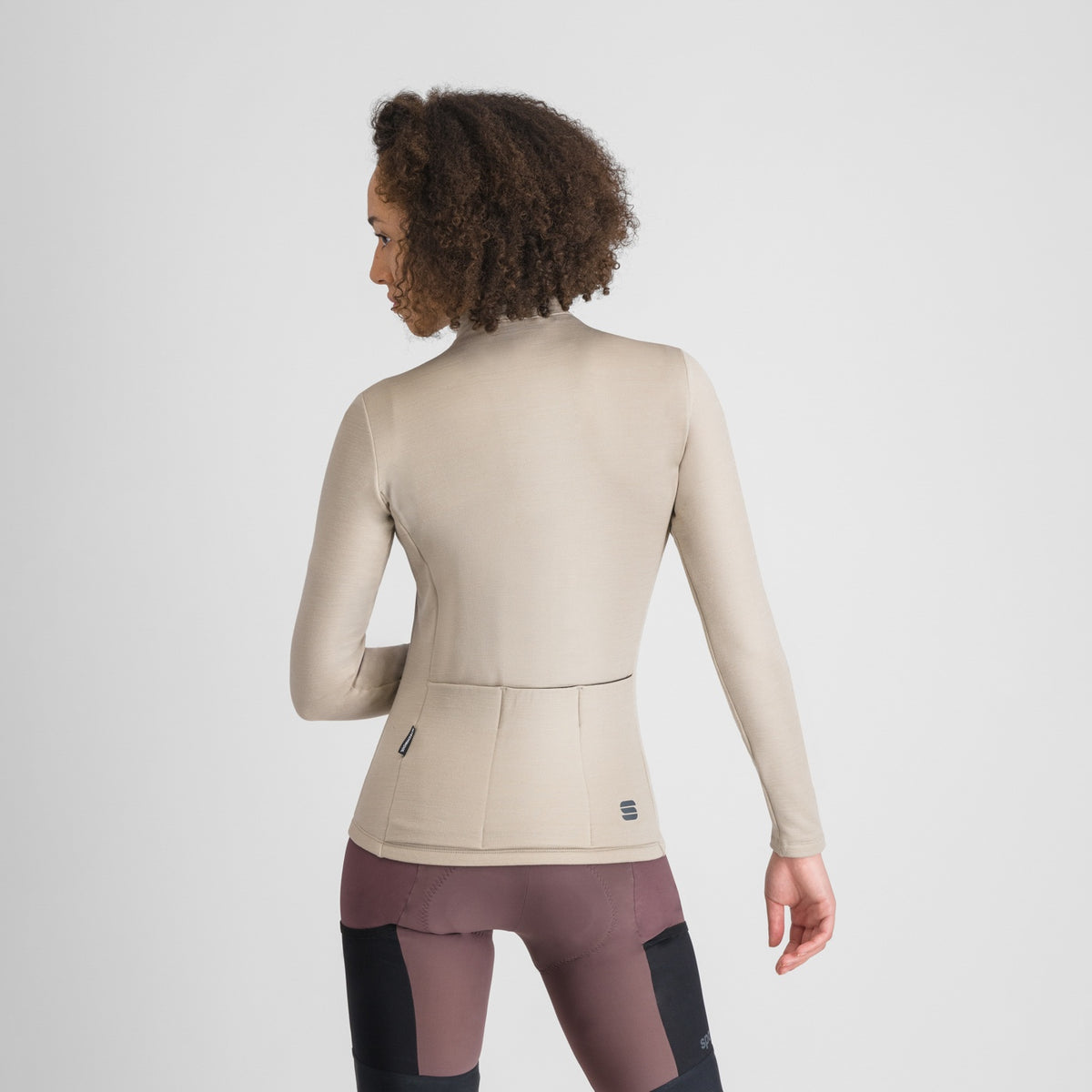 Maillot SPORTFUL SUPERGIARA WOOL Femme Manches Longues Beige