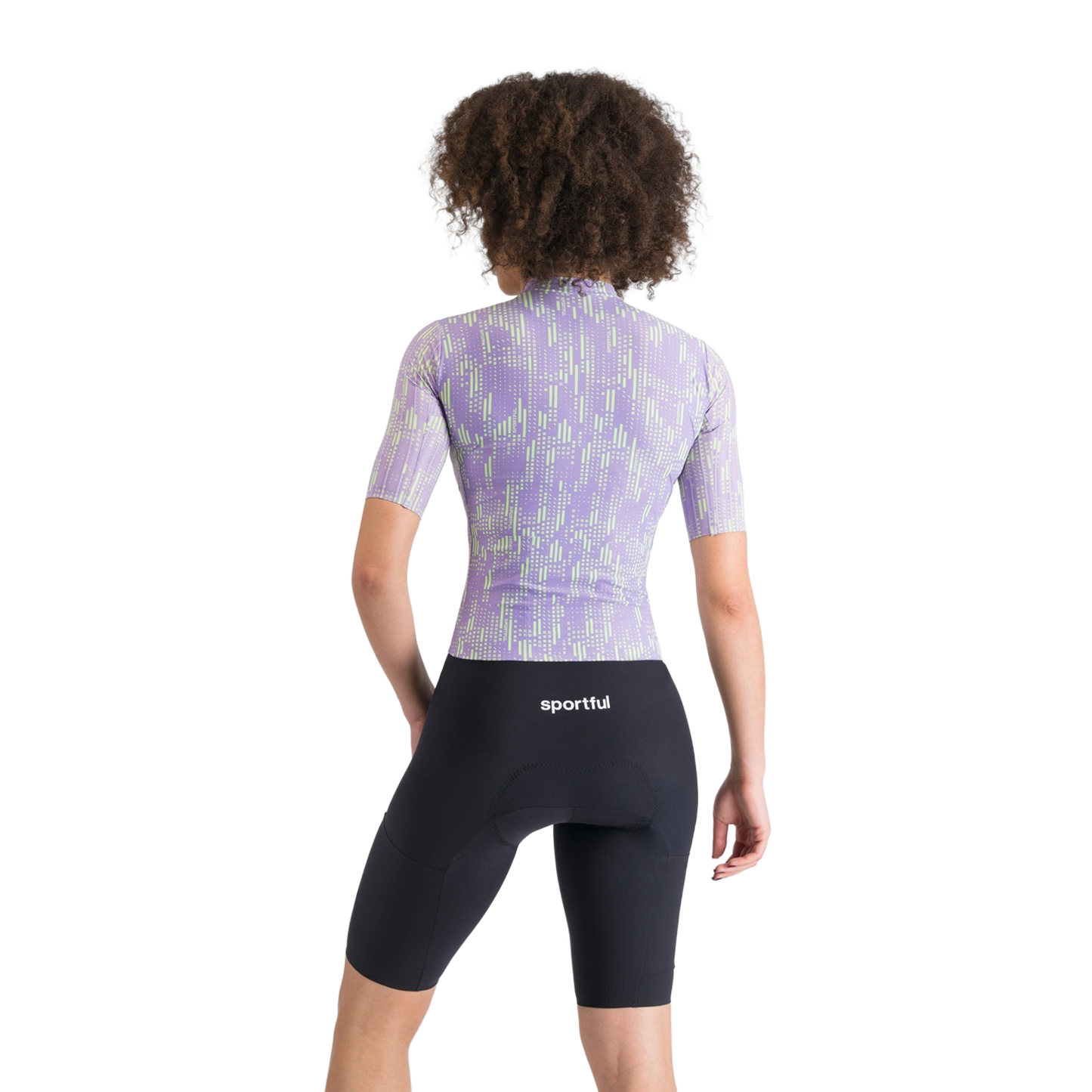 Dámské tričko SPORTFUL G-SUIT s krátkým rukávem Black/Purple