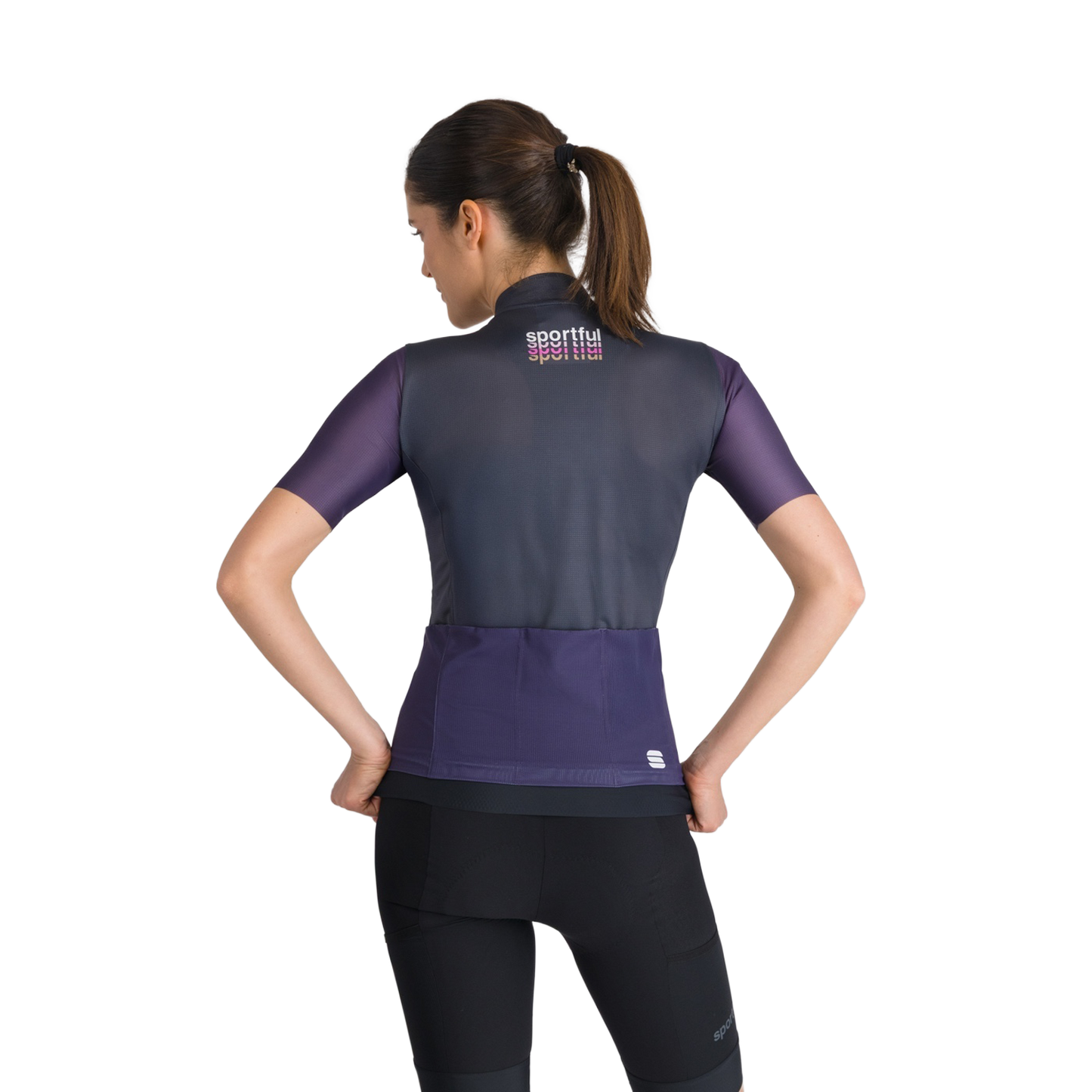 Damska koszulka z krótkim rękawem SPORTFUL SUPERGIARA 2 LOGO Navy