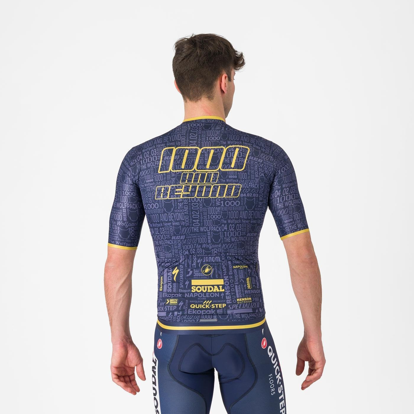 Koszulka z krótkim rękawem CASTELLI WOLFPACK 1000 VICTORY Navy