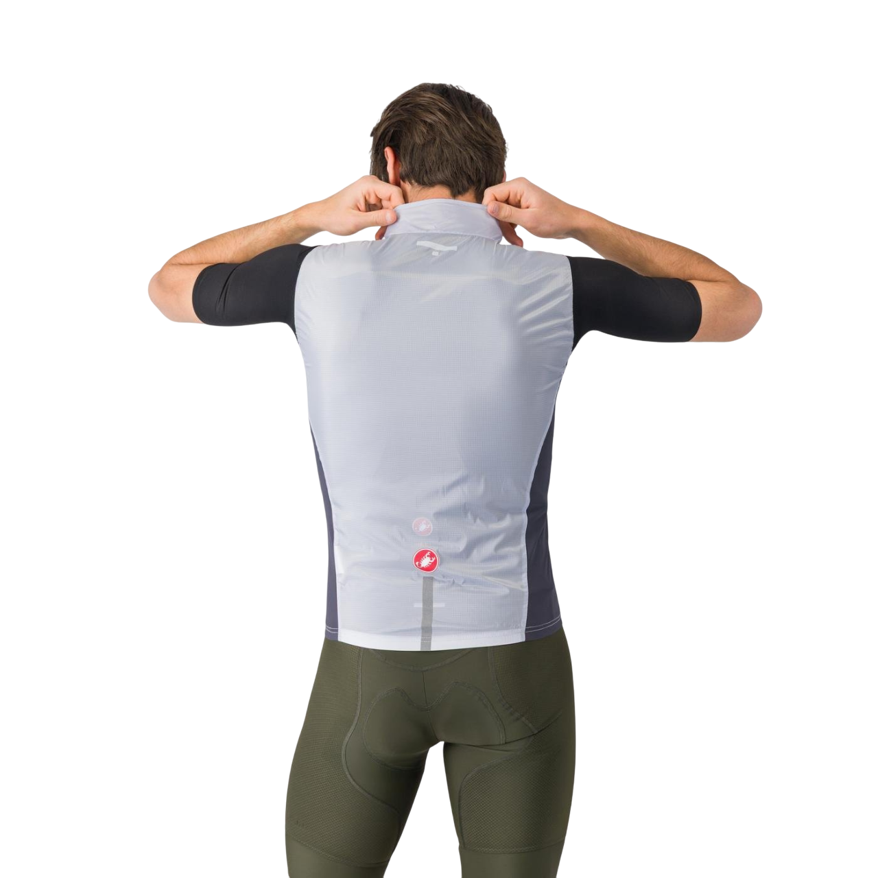 CASTELLI SQUADRA STRETCH Kurtka bez rękawów szara