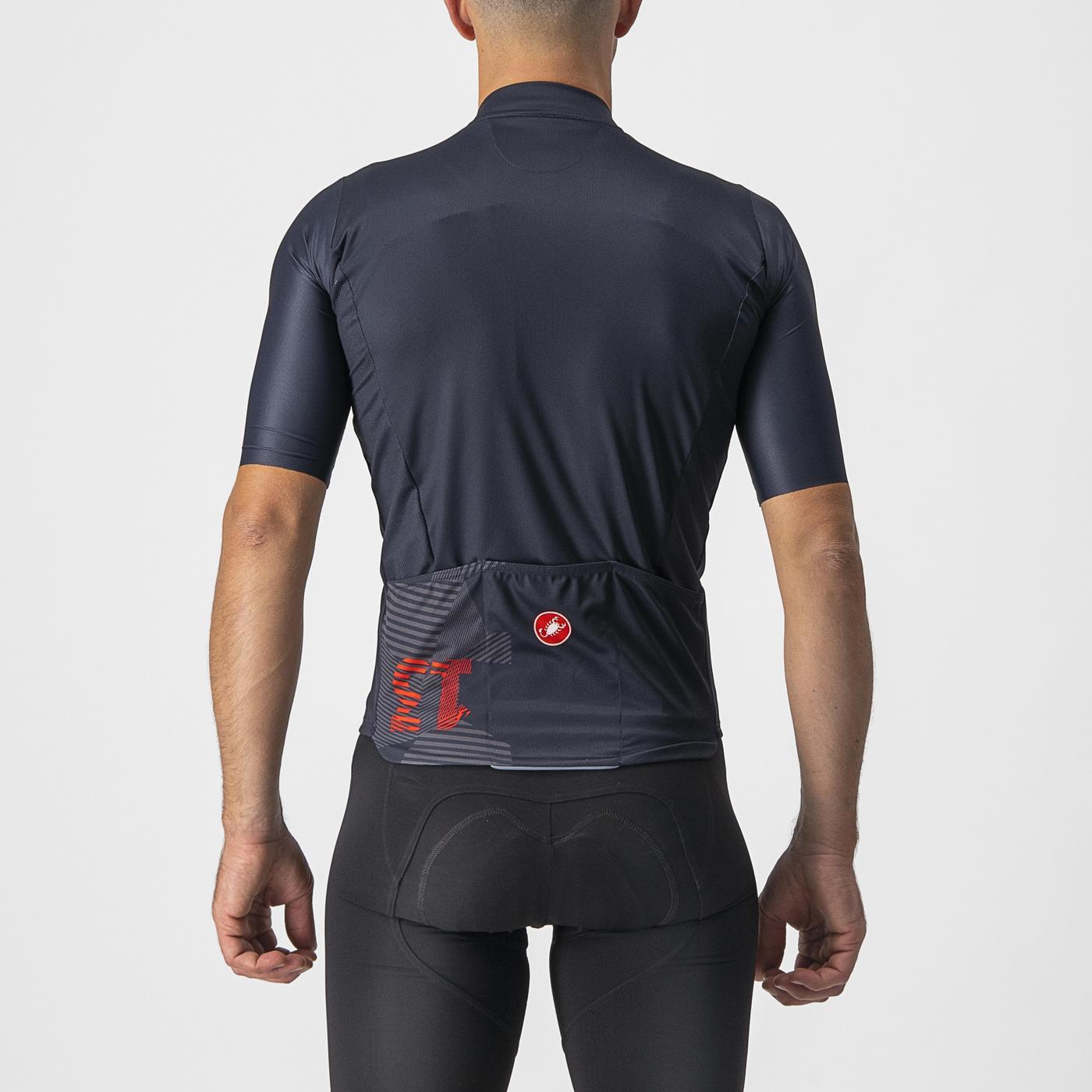 Koszulka z krótkim rękawem CASTELLI 13 SCREEN Blue/Red