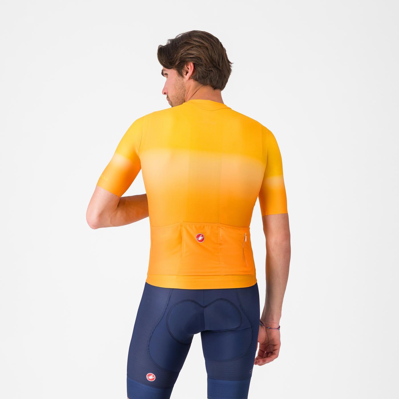 CASTELLI UPF Kortärmad Jersey Orange