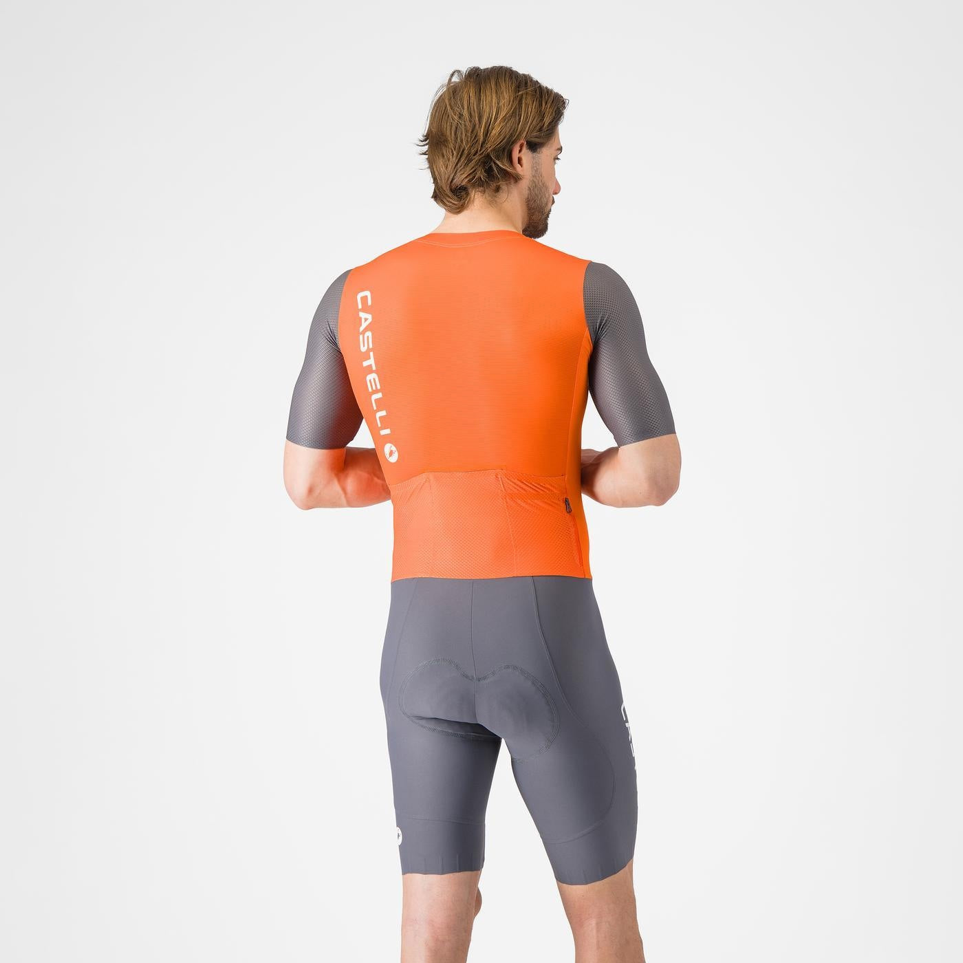 CASTELLI SATURDAY MORNING Jumpsuit Orange/Grå
