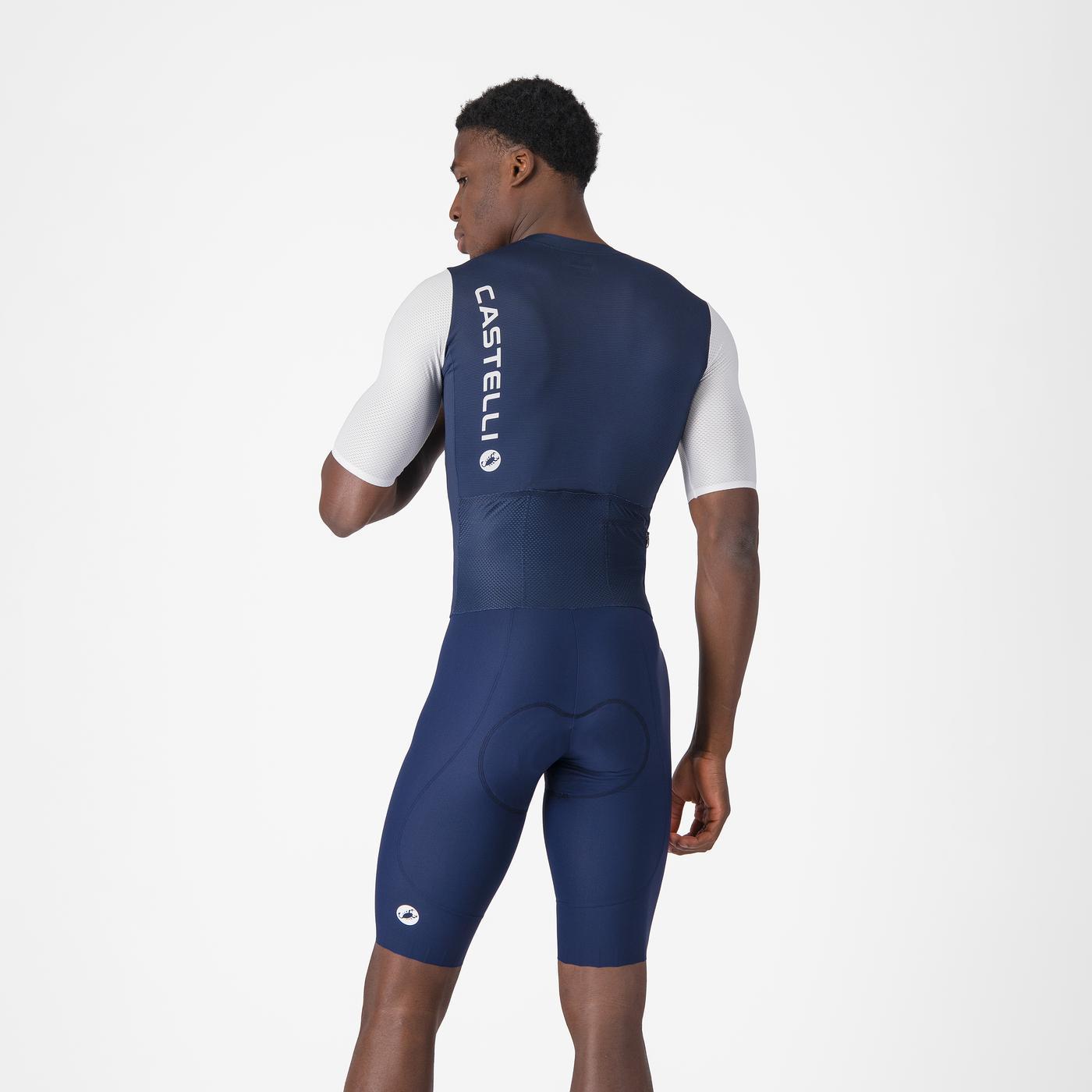 CASTELLI SATURDAY MORNING Kombinezon niebieski/biały