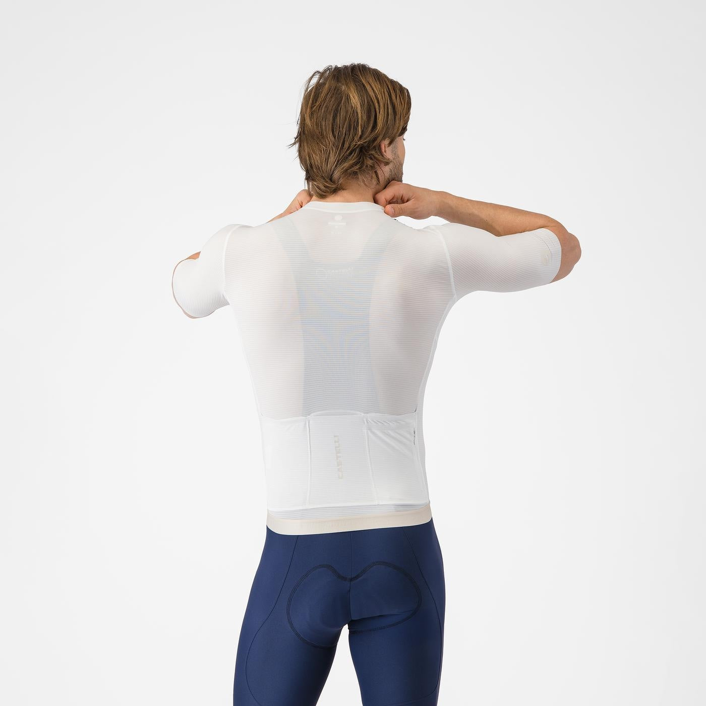 CASTELLI ESPRESSO 2 Kortärmad elfenbensfärgad Jersey