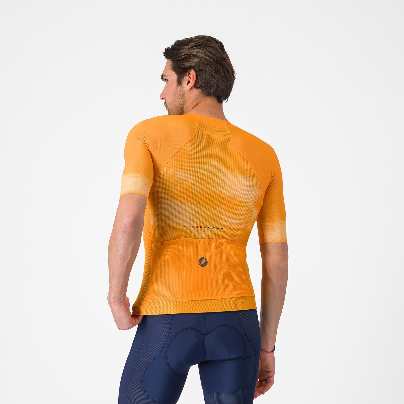 CASTELLI CLIMBER'S A/C Kortærmet Jersey Orange